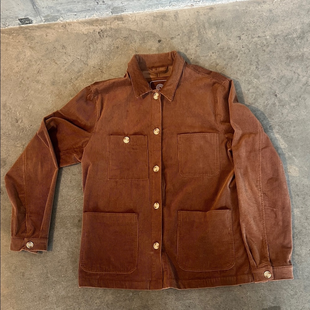 Men's Classic Brown Corduroy Shirt Jacket - Blue Industry